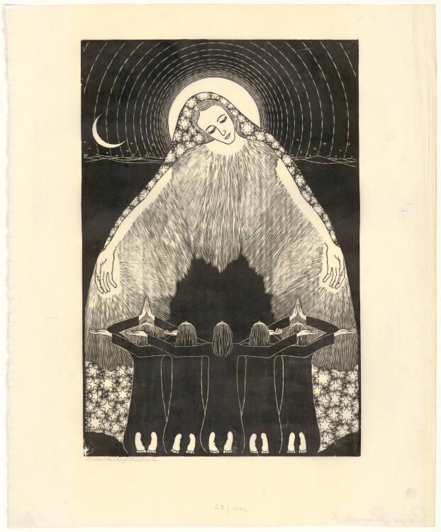 Gertraud Reinberger-Brausewetter, Schutzmantelmadonna, Inv. Nr.: DG1932/43