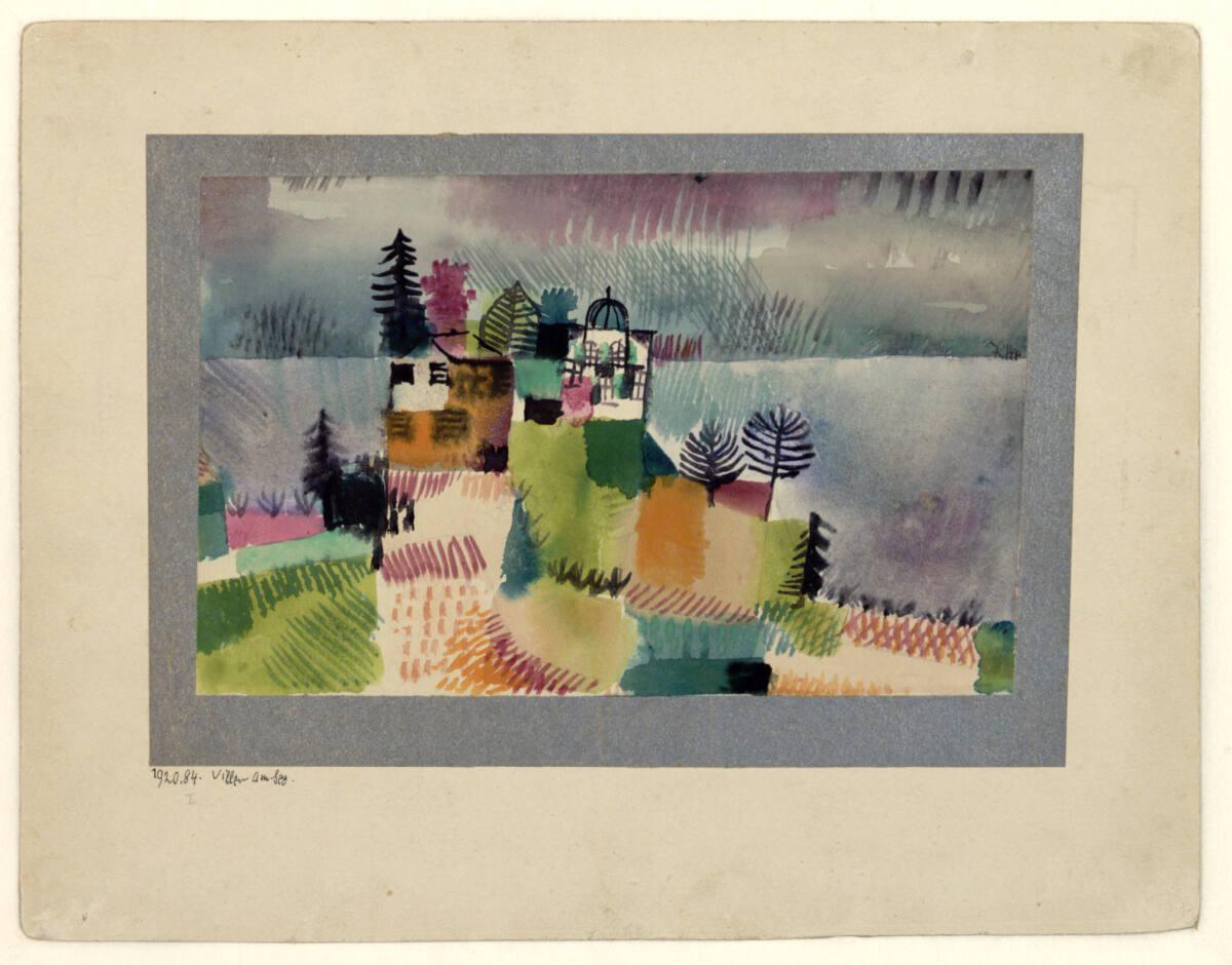 Paul Klee, Villen am See, Inv. Nr.: DL78