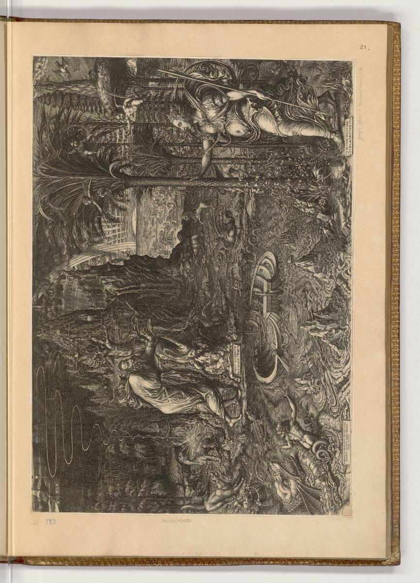 Druckgrafiken nach Raffael, Band III., Allegorie auf das Leben, Inv. Nr.: HB10.3, HB10.3/21