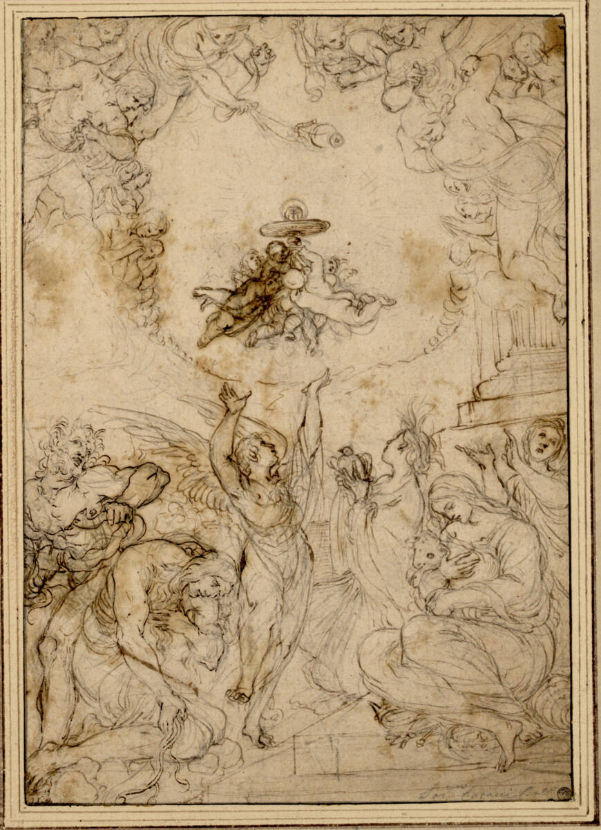 Verehrung des heiligen Altarsakramentes, Ludovico Carracci