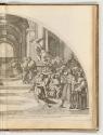 Druckgrafiken nach Raffael, Band IV., Die Vertreibung Heliodors aus dem Tempel (rechter Teil), …