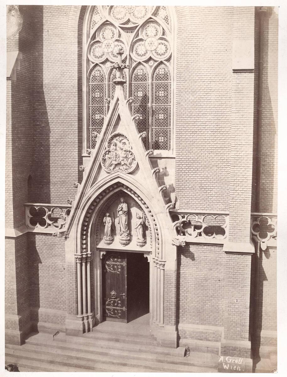 Andreas Groll, Wien, Nordportal der von Friedrich Schmidt konziperte und 1860-1862 gebaute Laza…