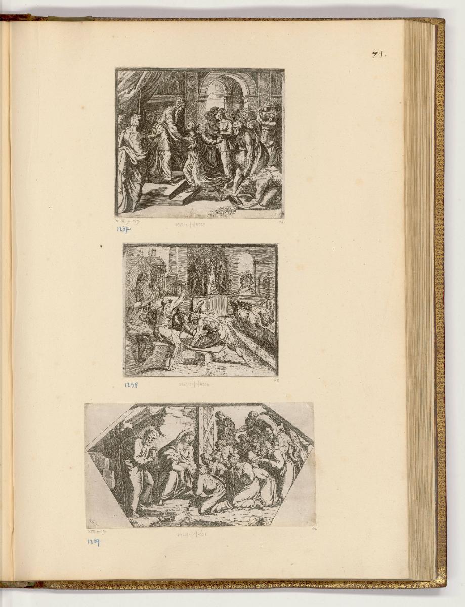 Druckgrafiken nach Raffael, Band IV., Szenen aus der Bibel, Inv. Nr.: HB10.4, HB10.4/74