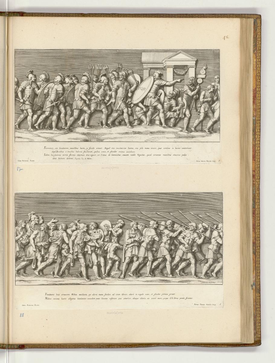 Druckgrafiken nach Giulio Romano, Fries mit dem Einzug des Kaisers Sigismund in Mantua, Inv. Nr…