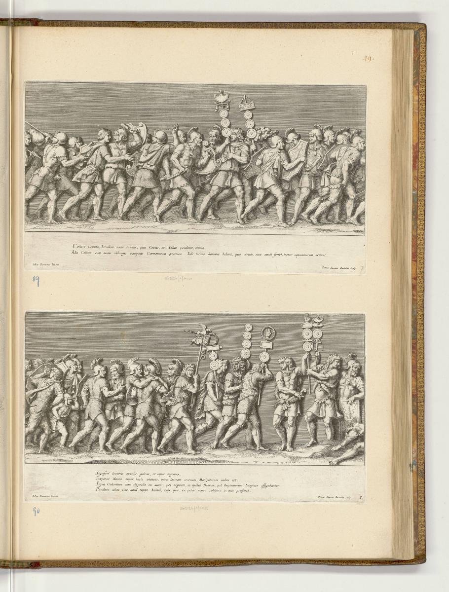 Druckgrafiken nach Giulio Romano, Fries mit dem Einzug des Kaisers Sigismund in Mantua, Inv. Nr…