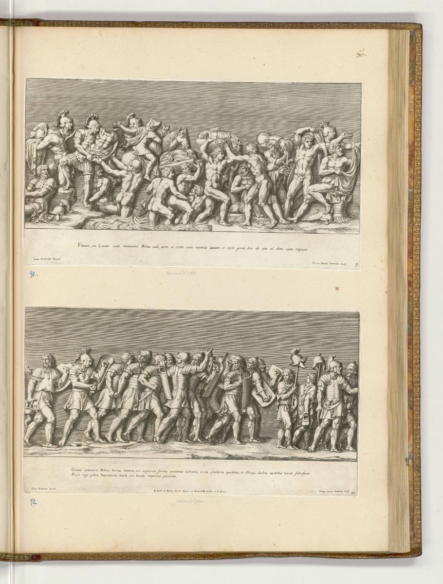 Druckgrafiken nach Giulio Romano, Fries mit dem Einzug des Kaisers Sigismund in Mantua, Inv. Nr…