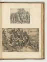 Druckgrafiken nach Giulio Romano, Bacchanal; Jupiter mit der Ziege Amalthea, Inv. Nr.: HB11, HB…