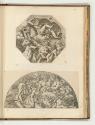 Druckgrafiken nach Giulio Romano, Entführung der Psyche; Proserpina überrreicht Psyche die Scha…
