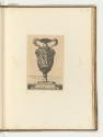 Druckgrafiken nach Polidoro da Caravaggio und Perino del Vaga, Antike Prunkvase (Titelblatt), I…