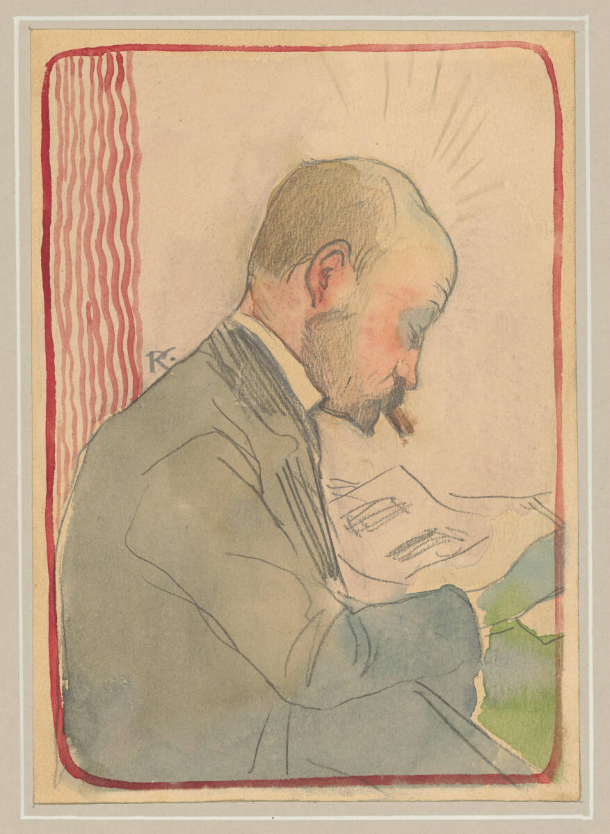 Franz Jaschke im Profil, 1898