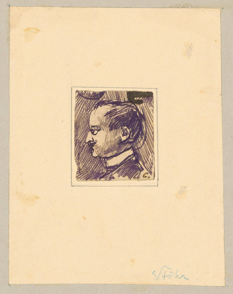 Maler König im Profil, Ernst Stöhr