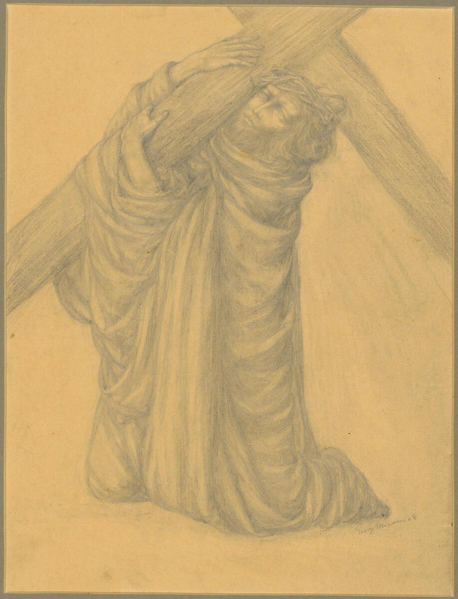 George Minne, Christus, unter dem Kreuz zusammenbrechend, Inv. Nr.: 24841