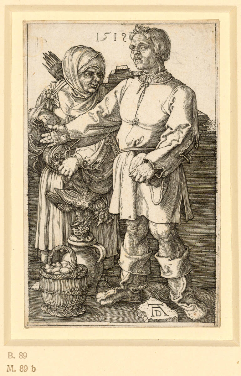 Der Marktbauer und sein Weib, Albrecht Dürer, 1519