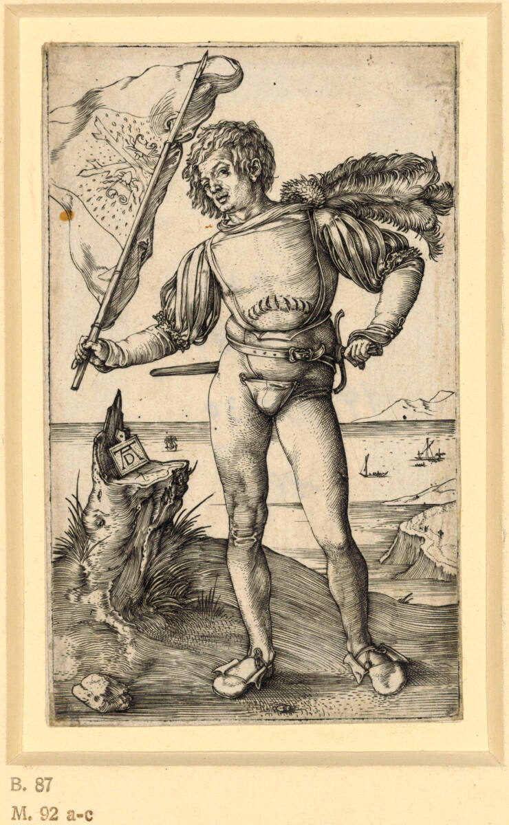 Der Fahnenschwinger, Albrecht Dürer