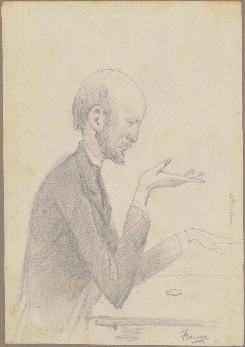 Josef Johann Beyer, Franz Jaschke doziert, Inv. Nr.: 18939