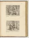 Druckgrafiken nach Francesco Primaticcio, Band I., Ulysses werden Hände und Füße gewaschen; Uly…