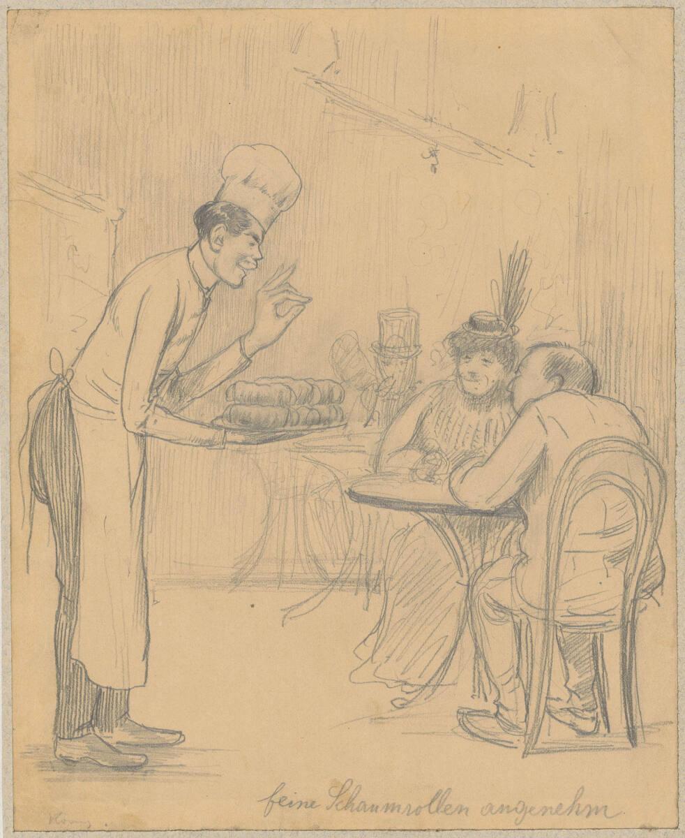 Friedrich König, Feine Schaumrollen, Inv. Nr.: 19256