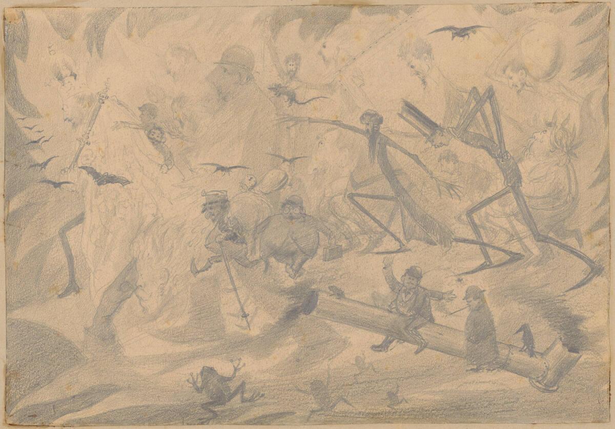 Friedrich König, Fantasien aus der Hagengesellschaft, Inv. Nr.: 19257