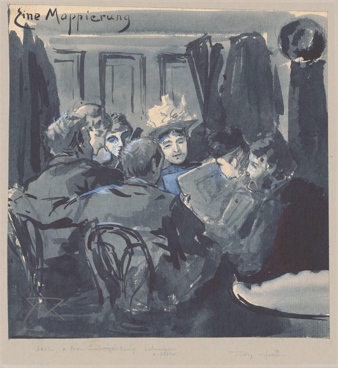 Alfred Roller, Eine Mappierung, Inv. Nr.: 19549