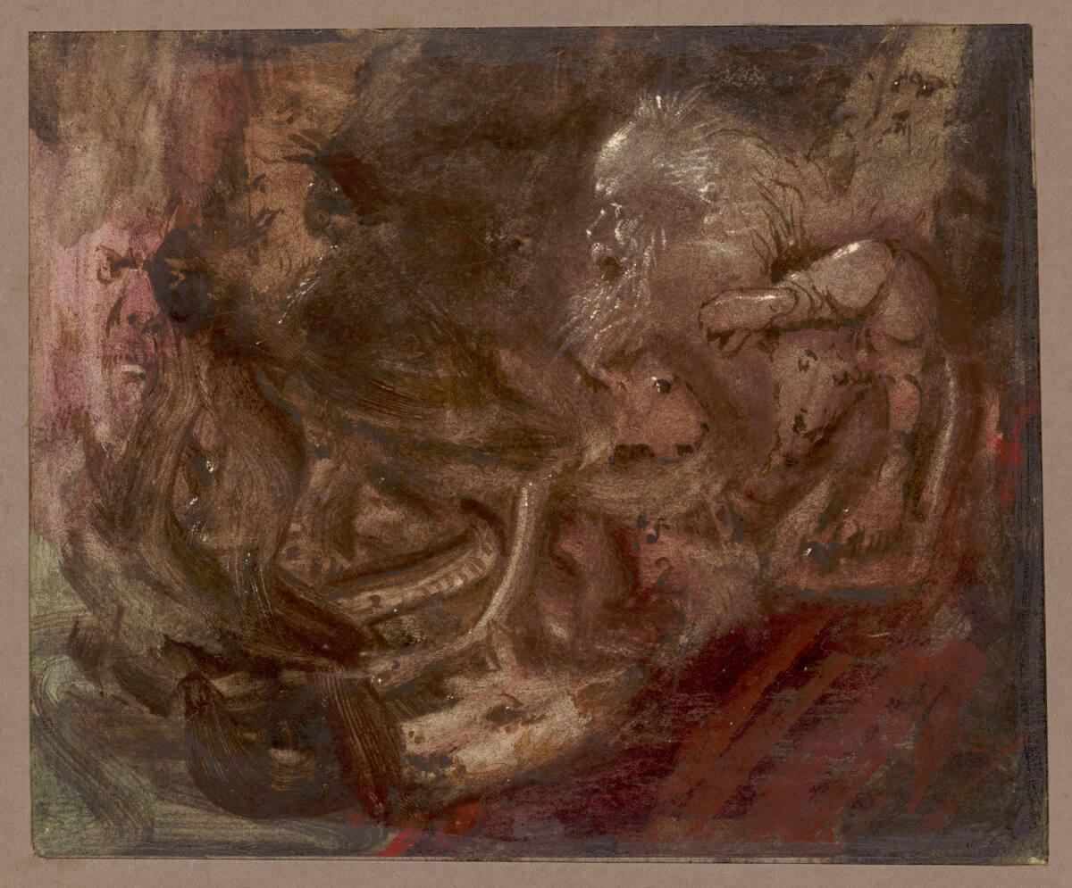 Ernst Payer, Farbenscherz: Groteske, Inv. Nr.: 19529v