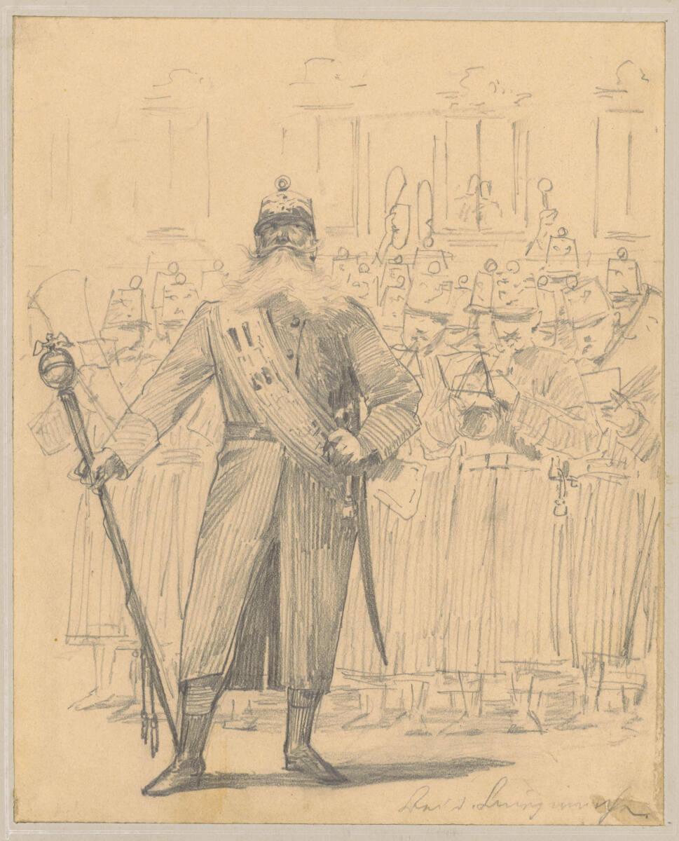 Karl Pippich, Der Tambourmajor, Inv. Nr.: 19541