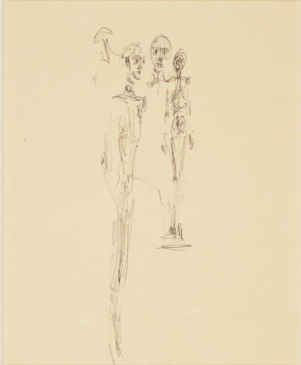 Alberto Giacometti, Stehende Akte, Inv. Nr.: DL350