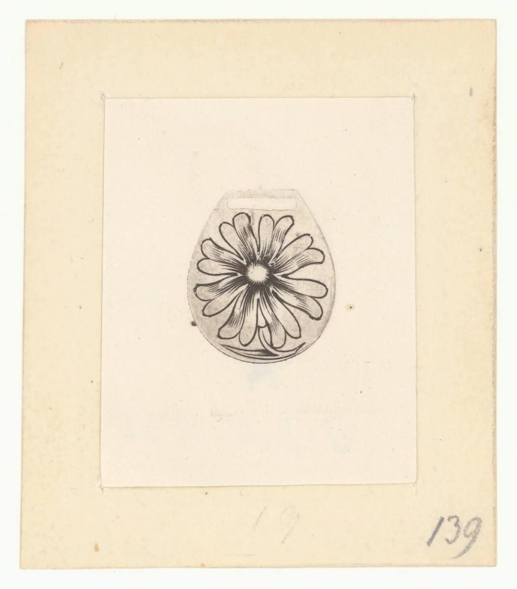 Oberrheinischer Meister(?), Blumenrosette, Inv. Nr.: DG2025/6/20