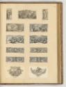 Druckgrafiken nach Pietro da Cortona und Ciro Ferri, Band I., Vignetten teilweise mit christlic…