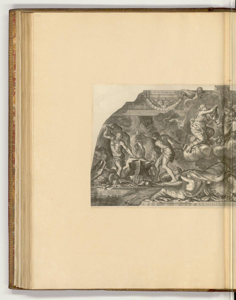 Druckgrafiken nach Pietro da Cortona und Ciro Ferri, Band II., Allegorie der göttlichen Vorsehu…