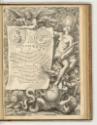 Druckgrafiken nach Pietro da Cortona und Ciro Ferri, Band II., Allegorie auf den Ruhm von Papst…
