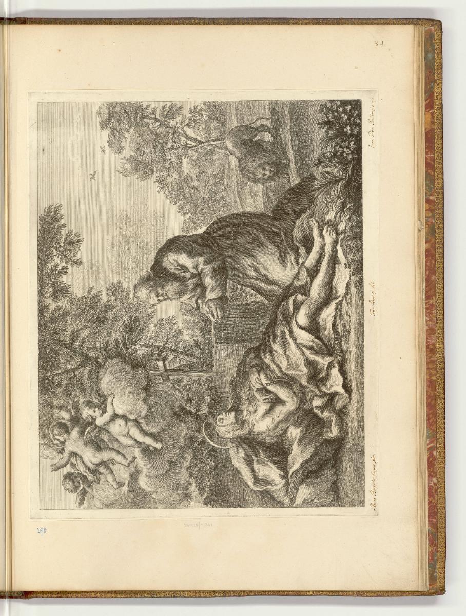 Druckgrafiken nach Pietro da Cortona und Ciro Ferri, Band II., Tod der Maria von Ägypten, Inv. …