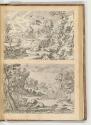 Druckgrafiken nach italienischen Werken des 16. und 17. Jahrhunderts, Landschaft mit Adler; Lan…