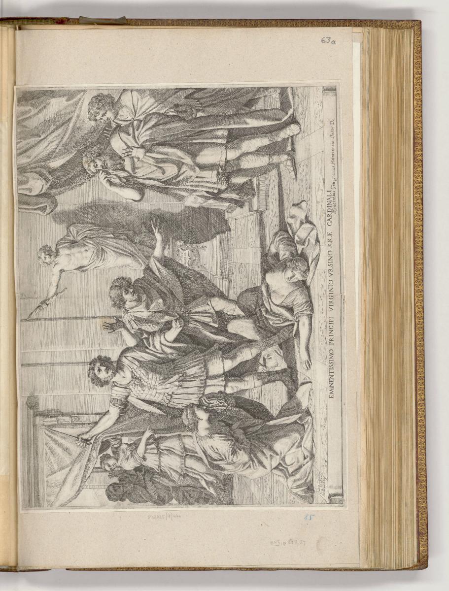 Druckgrafiken nach italienischen Werken des 16. und 17. Jahrhunderts, Tod der Verginia, Inv. Nr…