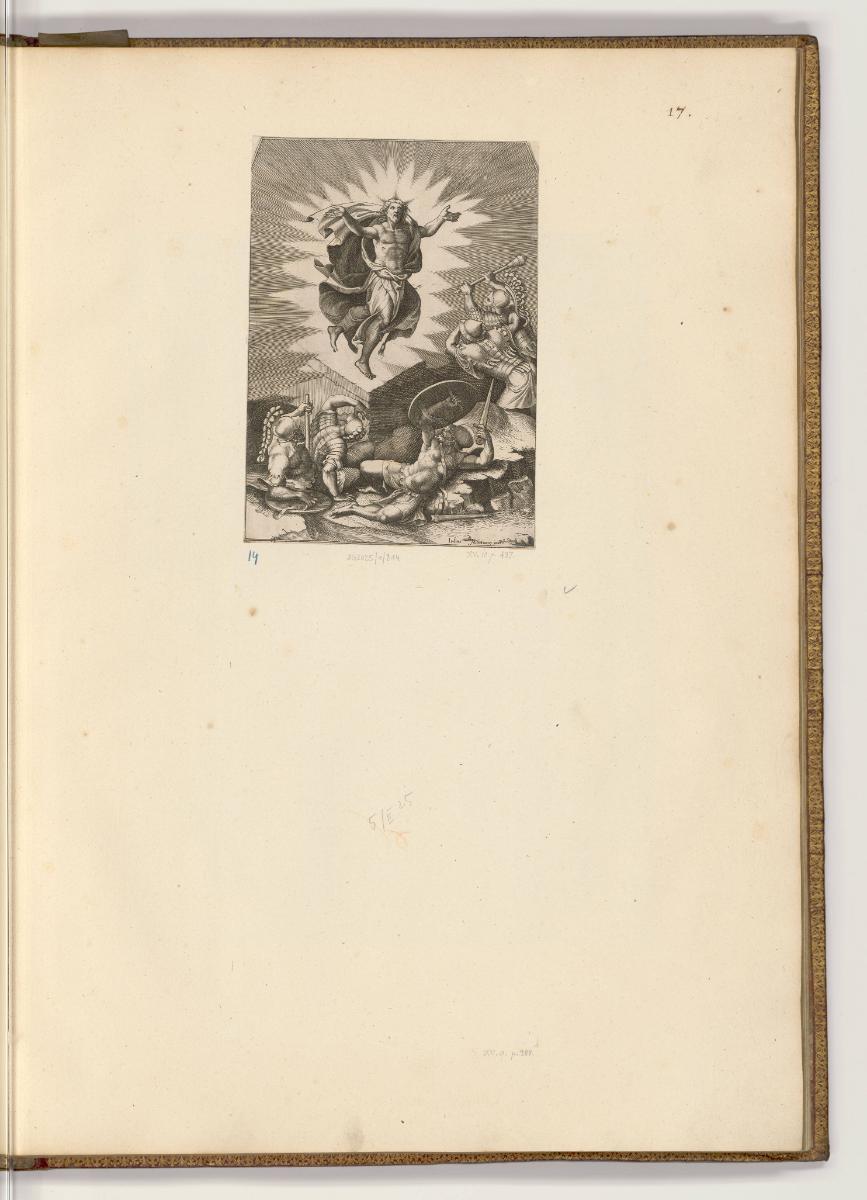 Druckgrafiken von Mantuaner Künstlern, Auferstehung Christi, Inv. Nr.: HB18, HB18/17