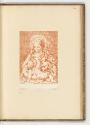 Druckgrafiken nach Carlo Maratta, Maria lactans, Inv. Nr.: HB17, HB17/118