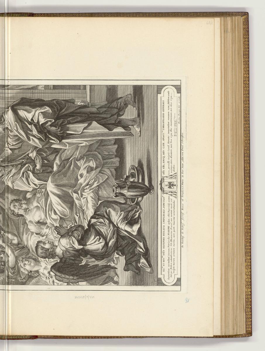 Druckgrafiken nach Carlo Maratta, Christus segnet den sterbenden Joseph (unterer Teil), Inv. Nr…