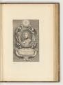 Druckgrafiken nach Carlo Maratta, Ornamentrahmen mit Porträt Aloisius von Gonzaga, Inv. Nr.: HB…