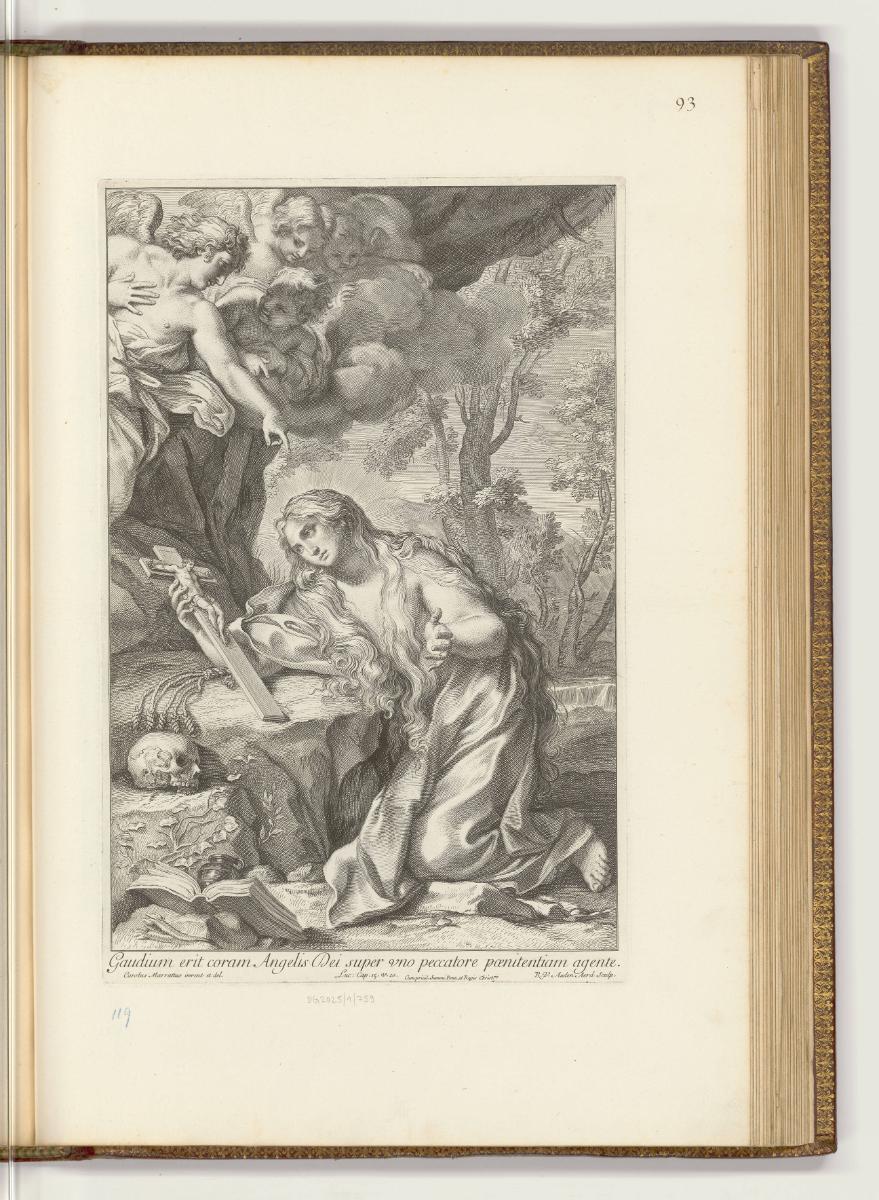 Druckgrafiken nach Carlo Maratta, Maria Magdalena, Inv. Nr.: HB17, HB17/93