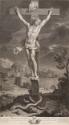 Französische Druckgrafiken des 17. Jahrhunderts, Christus am Kreuz, Inv. Nr.: Frankreich nach S…