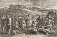 Druckgrafiken von Jean Pesne nach Nicolas Poussin, Taufe, Inv. Nr.: Frankreich nach Sektionen I…