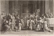 Druckgrafiken von Jean Pesne nach Nicolas Poussin, Firmung, Inv. Nr.: Frankreich nach Sektionen…