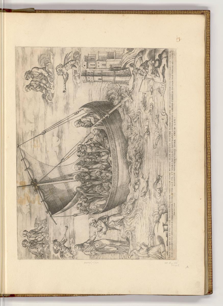 Kupferstiche von Nicolas Beatrizet, Navicella, Inv. Nr.: HB19, HB19/13