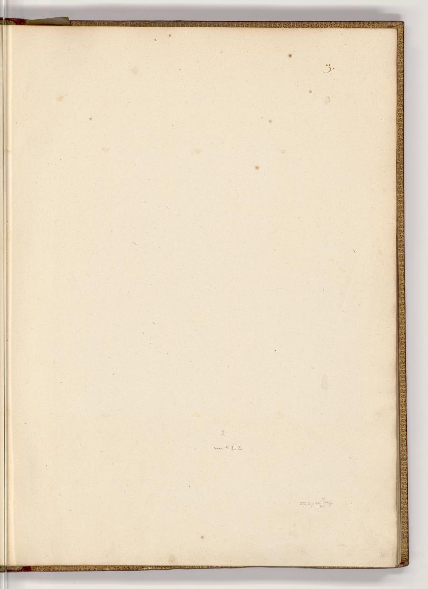 Kupferstiche von Nicolas Beatrizet, Leerseite durch Entnahme, Inv. Nr.: HB19, HB19/3