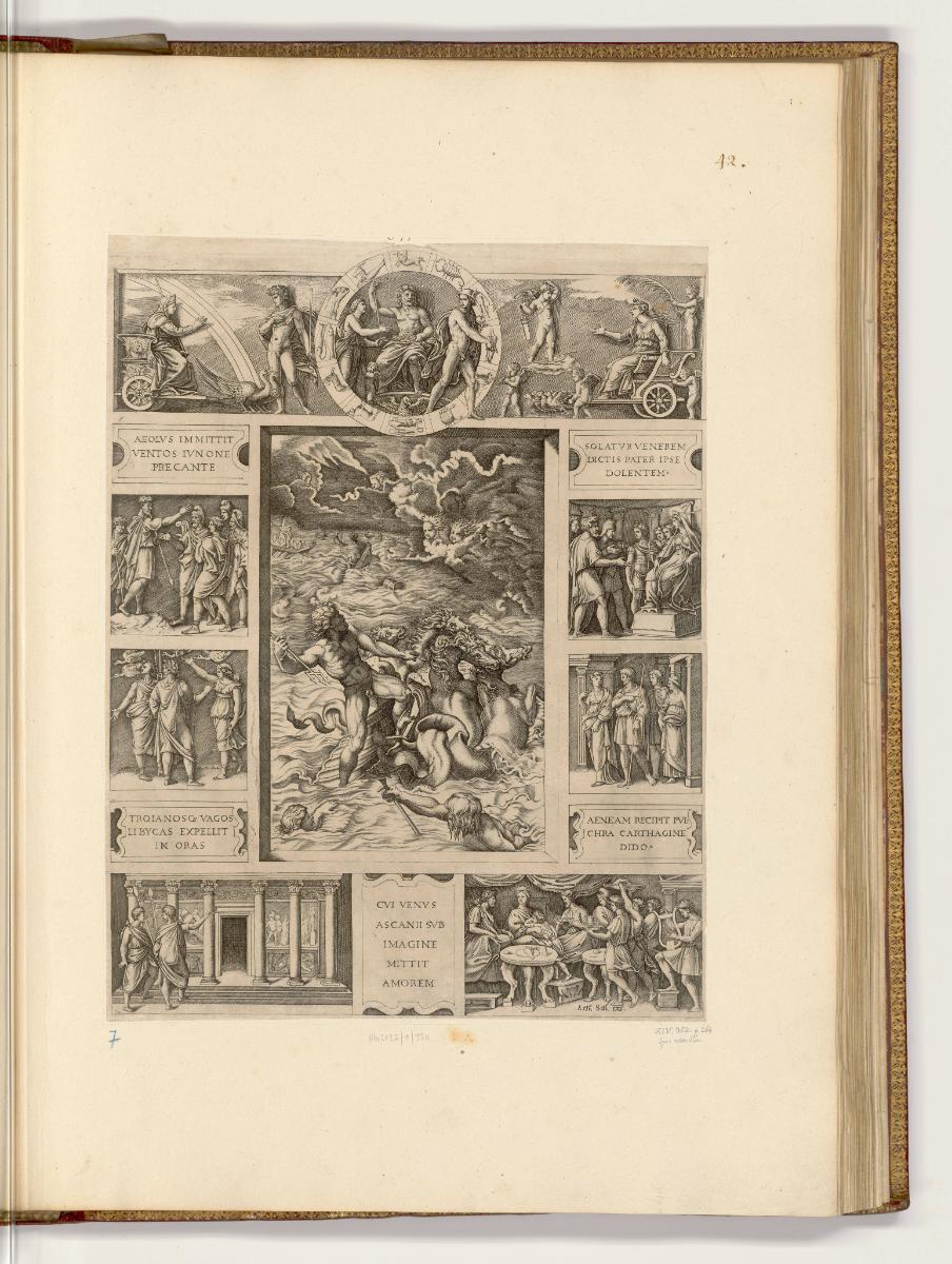 Kupferstiche von Nicolas Beatrizet, Quos ego, Inv. Nr.: HB19, HB19/42