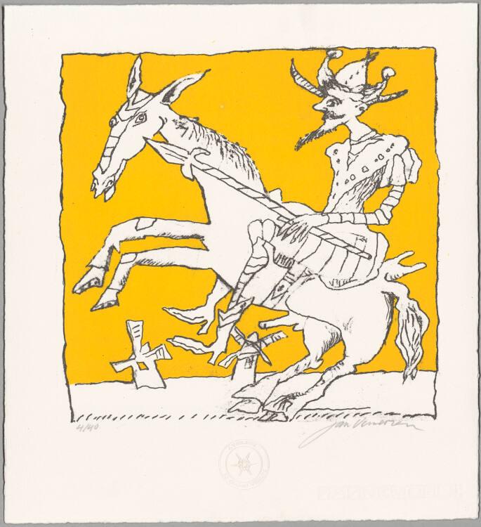 Jan Vermeiren, Autour de Don Quichotte - Motiv 6, Inv. Nr.: DG2020/22/6