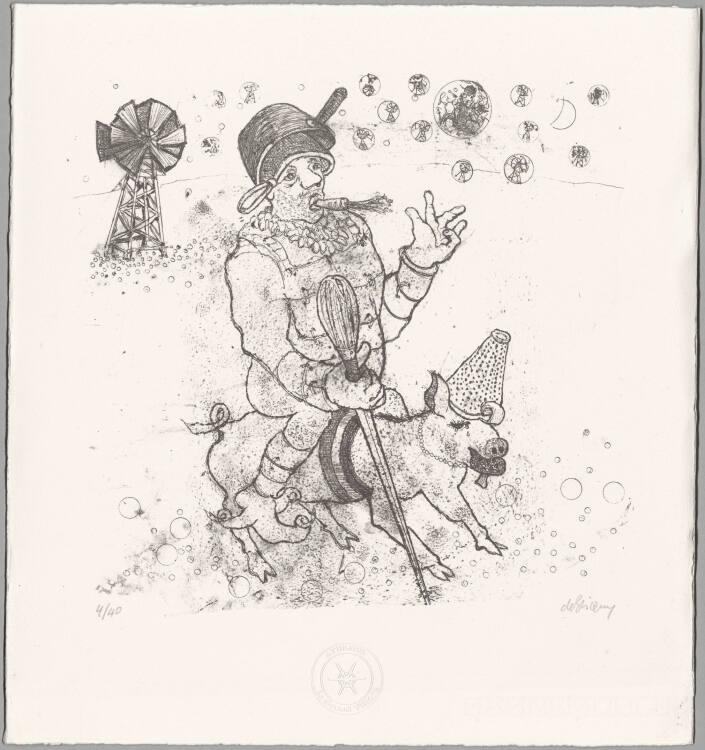 Leon de Bliquy, Autour de Don Quichotte - Motiv 10, Inv. Nr.: DG2020/22/10