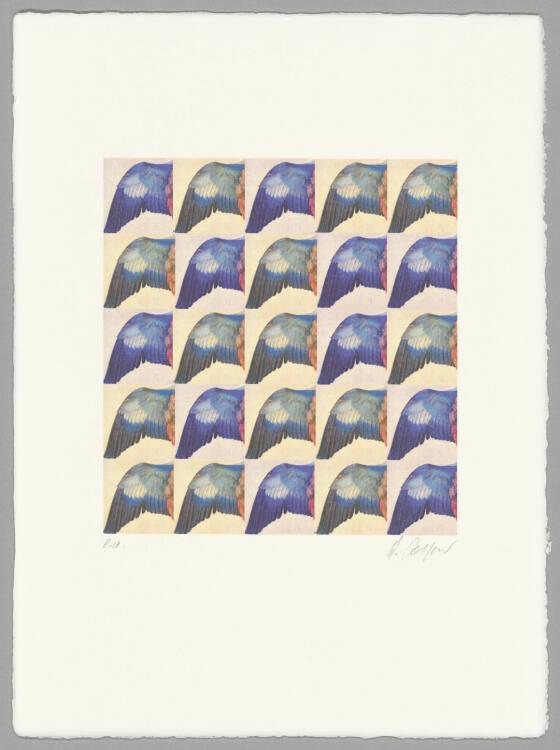 Waltraut Cooper, Blauracke 2, Inv. Nr.: DG2019/105