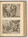 Kupferstiche von Cornelis Cort, Band II., Herkules und Antäus; Herkules und Atlas, Inv. Nr.: HB…