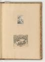 Kupferstiche von Cherubino Alberti, Kind auf einem Wasserpferd; Kartusche mit Laute, Inv. Nr.: …