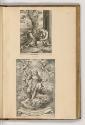 Kupferstiche von Cherubino Alberti, Ruhe auf der Flucht nach Ägypten; Maria mit Kind auf Wolken…